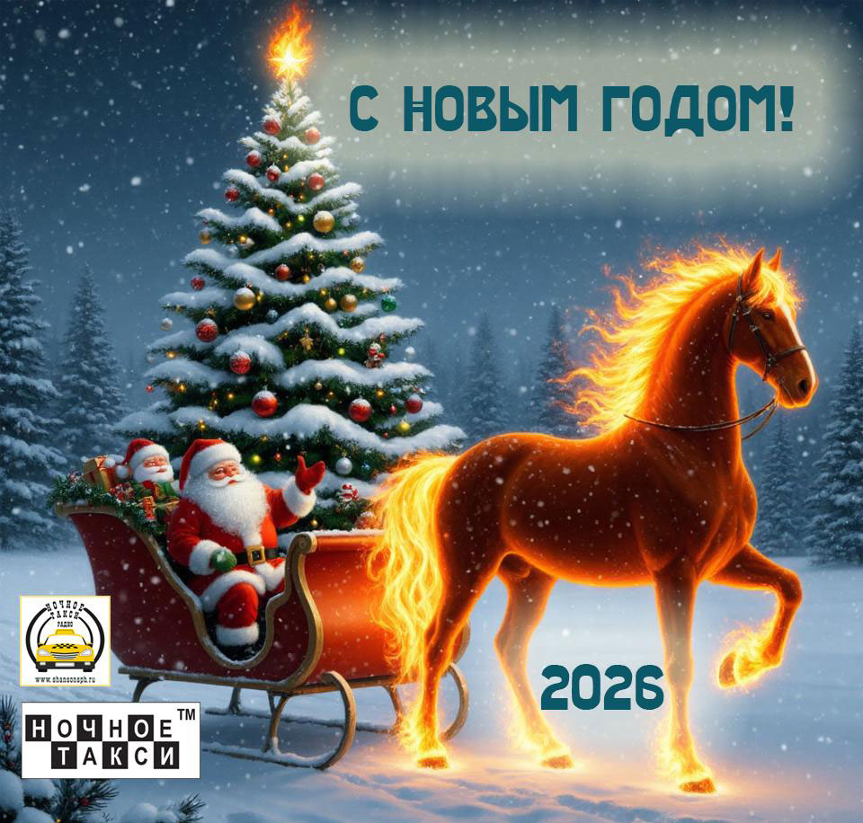 Студия «Ночное такси» поздравляет с Новым 2026 годом!